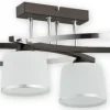 Sklep Kaja Brązowa lampa sufitowa do salonu O2284 W4 RW ASTRED | Kaja Oświetlenie Sale