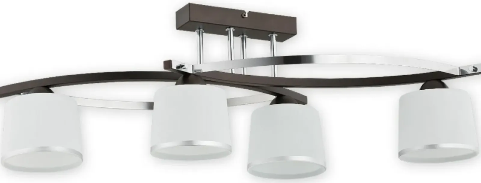 Sklep Kaja Brązowa lampa sufitowa do salonu O2284 W4 RW ASTRED | Kaja Oświetlenie Sale