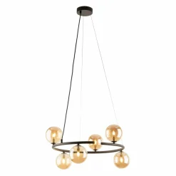 Sklep Kaja Brązowa lampa wisząca do salonu TK 6571 ANABELLE BROWN | Kaja Discount