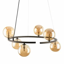 Sklep Kaja Brązowa lampa wisząca do salonu TK 6571 ANABELLE BROWN | Kaja Discount