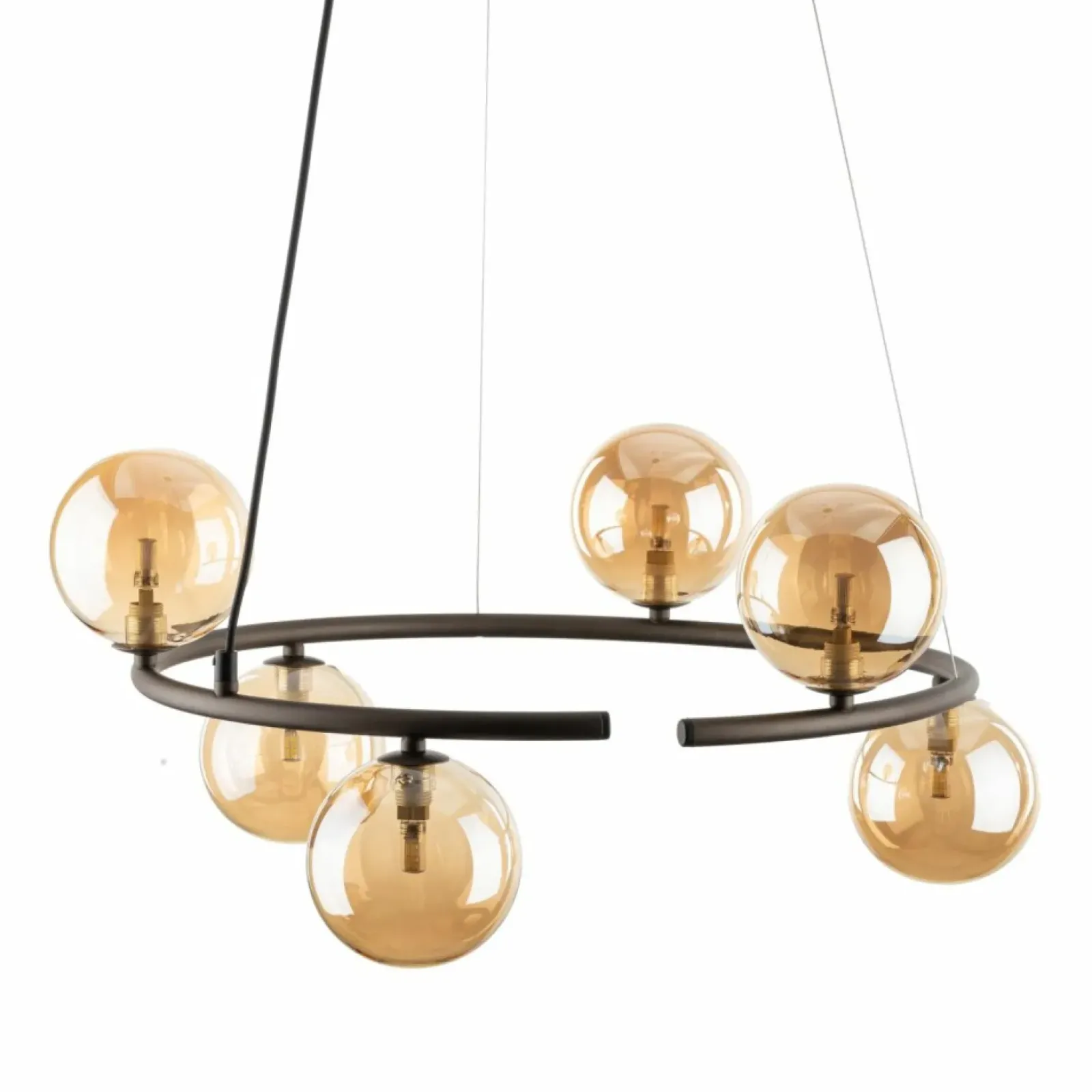 Sklep Kaja Brązowa lampa wisząca do salonu TK 6571 ANABELLE BROWN | Kaja Discount