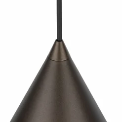 Sklep Kaja Brązowa lampa wisząca do sypialni ⌀32cm TK 10038 CONO | Kaja New