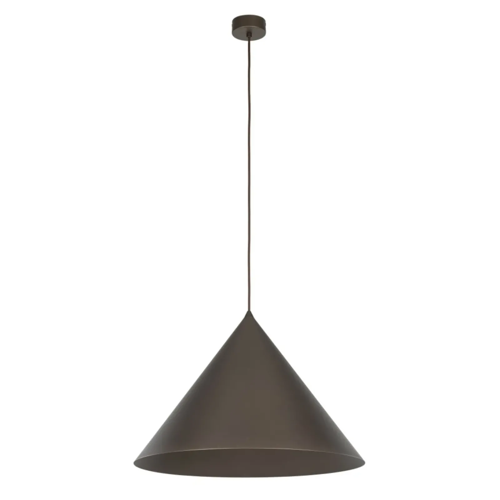 Sklep Kaja Brązowa lampa wisząca do sypialni TK 10062 CONO BROWN | Kaja Clearance