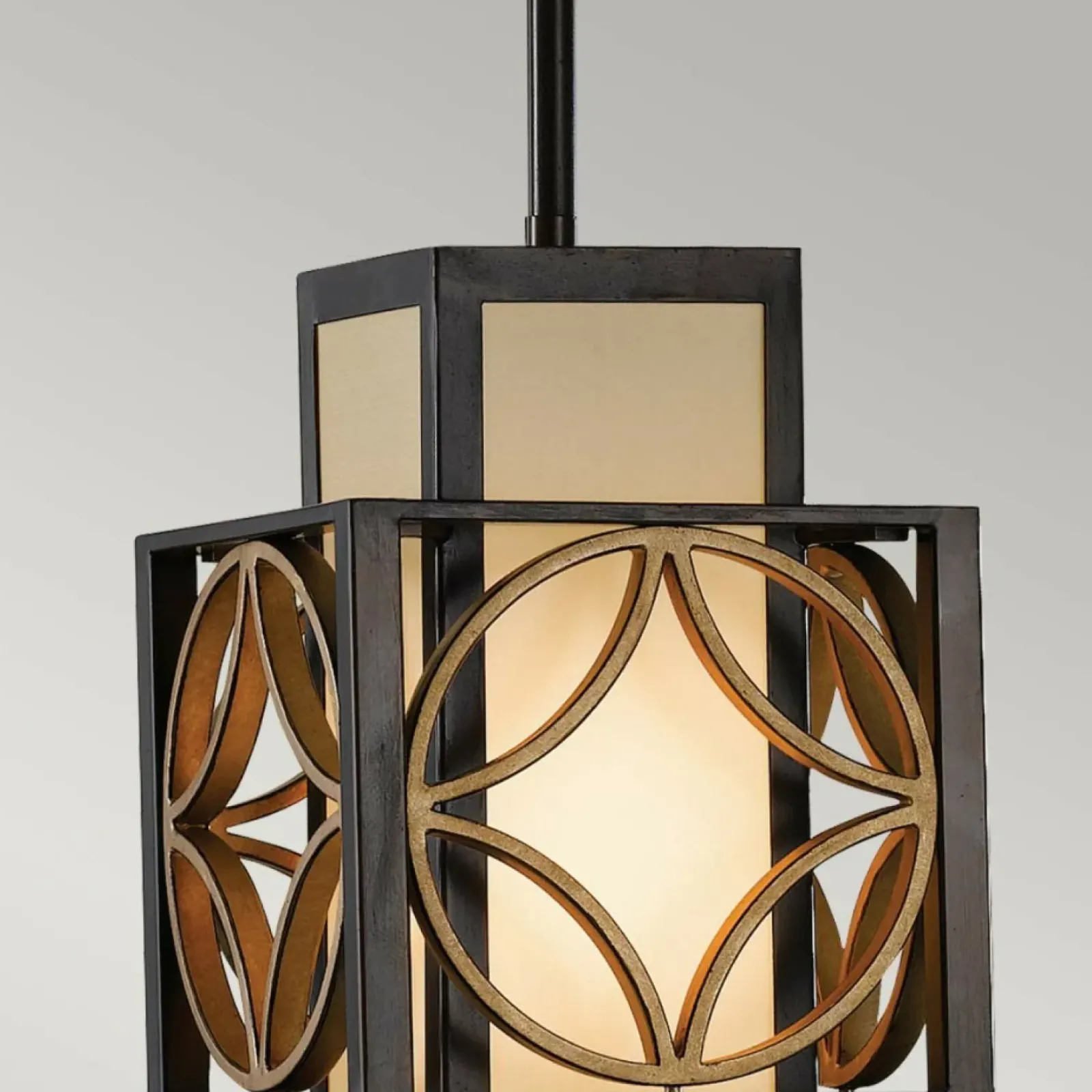 Sklep Kaja Brązowa lampa wisząca geometryczna FE-REMY-P-C z serii REMY Cheap