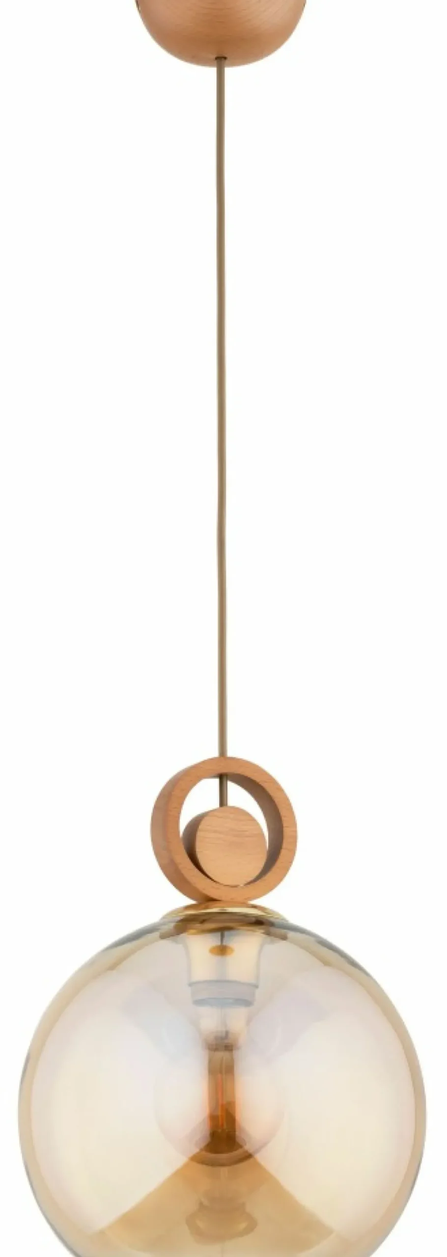 Sklep Kaja Brązowa lampa wisząca z kulistym kloszem AL 61184 z serii SARA | Kaja Oświetleni Best Sale