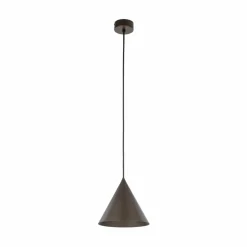 Sklep Kaja Brązowa, stożkowa lampa wisząca ⌀19cm TK 10073 CONO | Kaja Oświetlenie Cheap