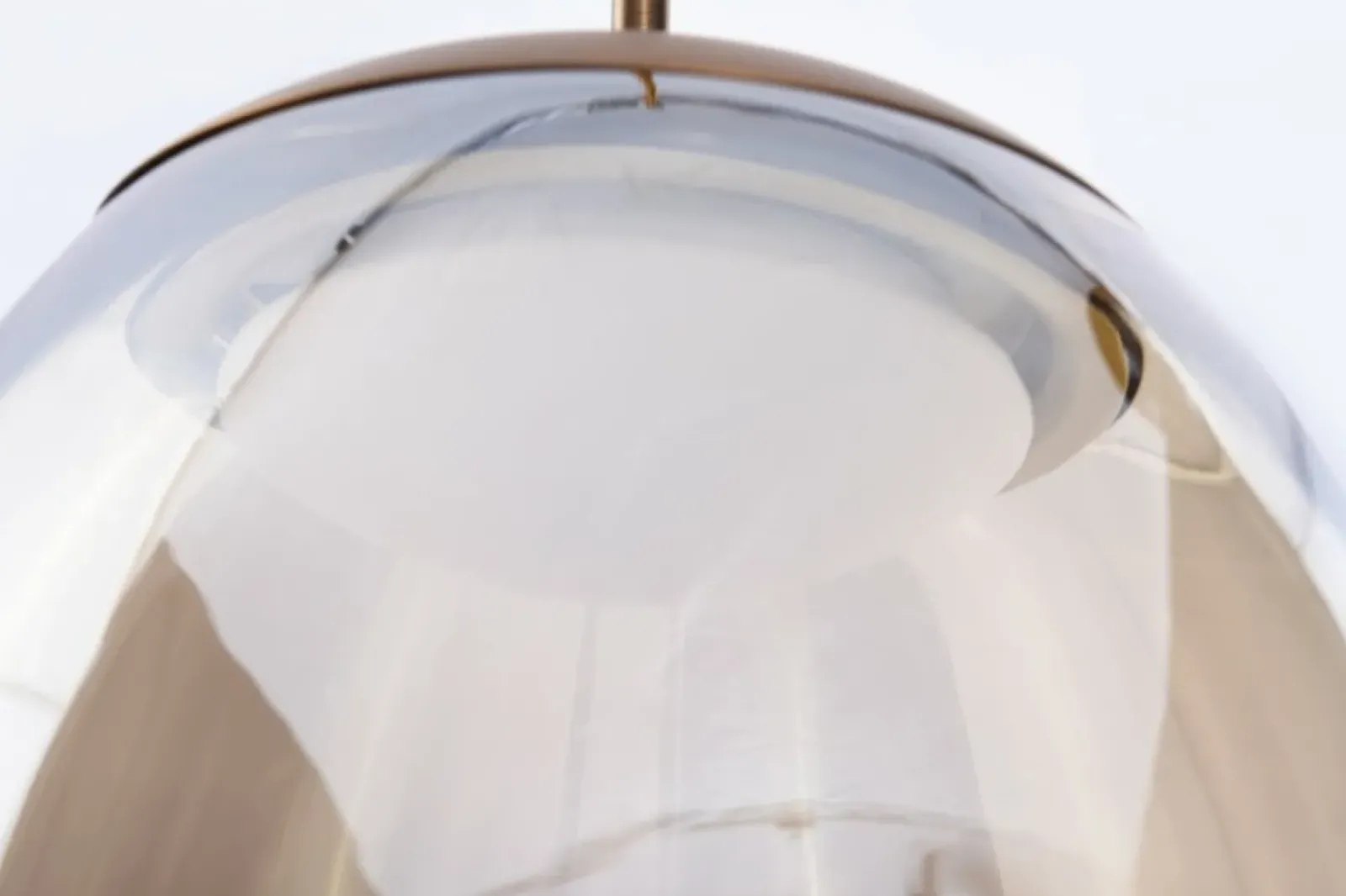 Sklep Kaja Brązowa wisząca lampa LED z kloszem AZ3342 HELENA | Kaja Oświetlenie Outlet