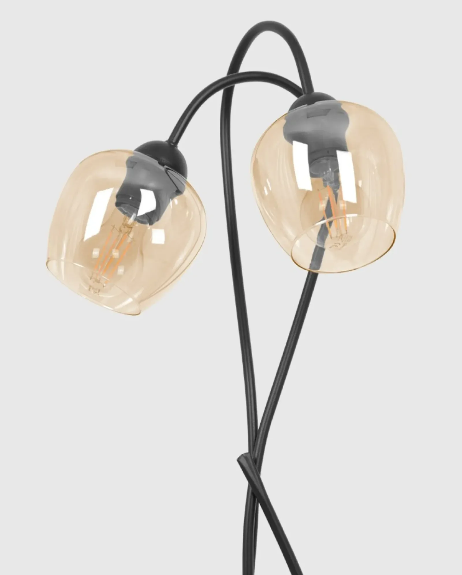 Sklep Kaja Bursztynowa lampa podłogowa do przytulnego salonu K-5193 z serii DIUNA* Tradycyjne Lampy Podłogowe|Lampy Podłogowe