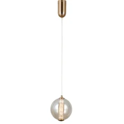 Sklep Kaja Bursztynowo-złota lampa wisząca PND-34359-S-HBR-AMB z serii BUTERO Cheap