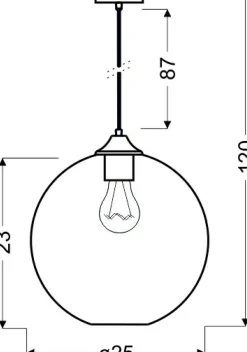 Sklep Kaja zwis z filamentową żarówką 31-21397 EDISON | Kaja bursztynowy Cheap