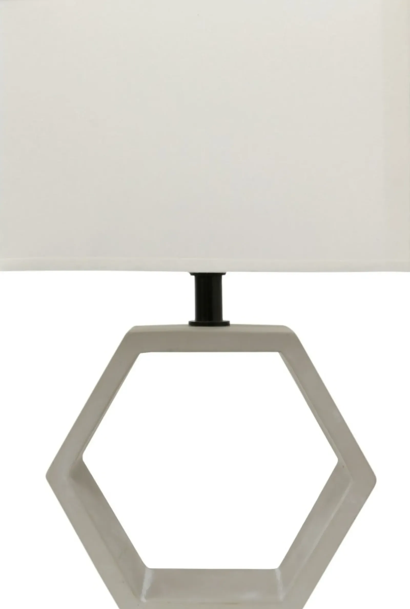 Sklep Kaja Ceramiczna, geometryczna lampka stołowa 41-68545 VIDAL | Kaja* Lampki Stołowe Z Abażurem|Nowoczesne Lampki Stołowe