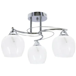 Sklep Kaja Chromowana lampa sufitowa z kloszami 33-09456 PREGO | Kaja Oświetlenie Clearance