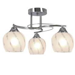 Sklep Kaja Chromowana lampa sufitowa z kloszami 33-09456 PREGO | Kaja Oświetlenie Clearance