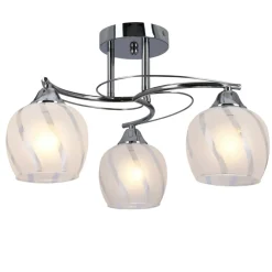 Sklep Kaja Chromowana lampa sufitowa z kloszami 33-09456 PREGO | Kaja Oświetlenie Clearance