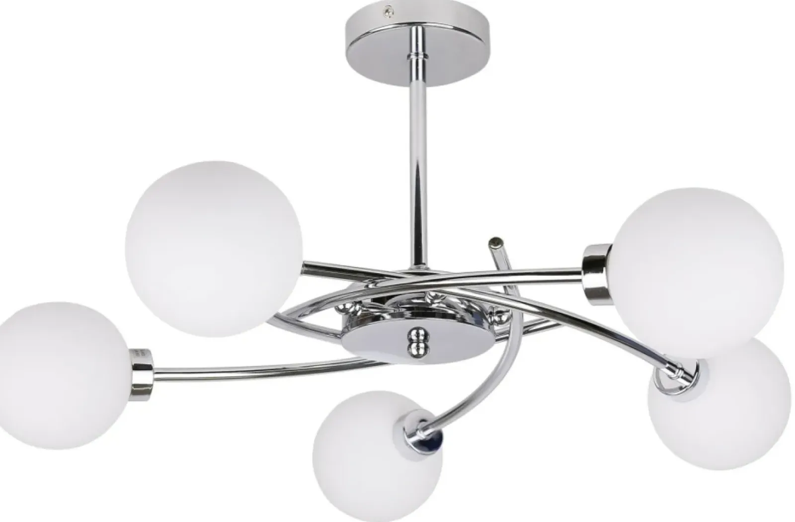 Sklep Kaja Chromowana lampa sufitowa do sypialni 35-03331 AGAPANT | Kaja Cheap