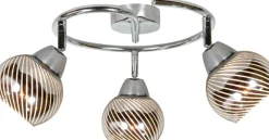 Sklep Kaja owana lampa sufitowa z kloszami 98-62833 FORT | Kaja Oświetlenie* Randole Tradycyjne