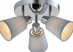 Sklep Kaja owana lampa sufitowa z abażurami 98-70661 PIN | Kaja Oświetlenie chrom Outlet