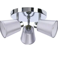 Sklep Kaja owana lampa sufitowa z abażurami 98-70661 PIN | Kaja Oświetlenie chrom Outlet