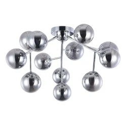 Sklep Kaja owana lampa sufitowa MOD545PL-12CH DALLAS | Kaja Oświetlenie chrom Best Sale