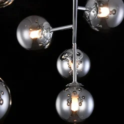 Sklep Kaja owana lampa sufitowa MOD545PL-12CH DALLAS | Kaja Oświetlenie chrom Best Sale