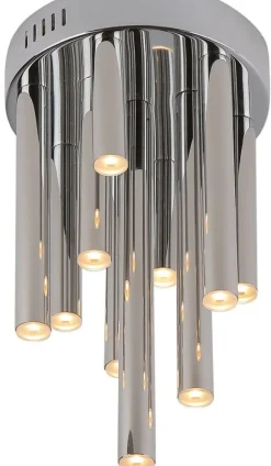 Sklep Kaja Chromowana lampa sufitowa LED MX C0117D ORGANIC PL | Kaja Oświetlenie Shop