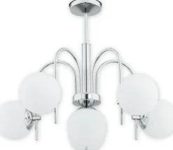 Sklep Kaja Chromowana lampa sufitowa O2856 W6 CH z serii Ape | Kaja Oświetlenie Discount