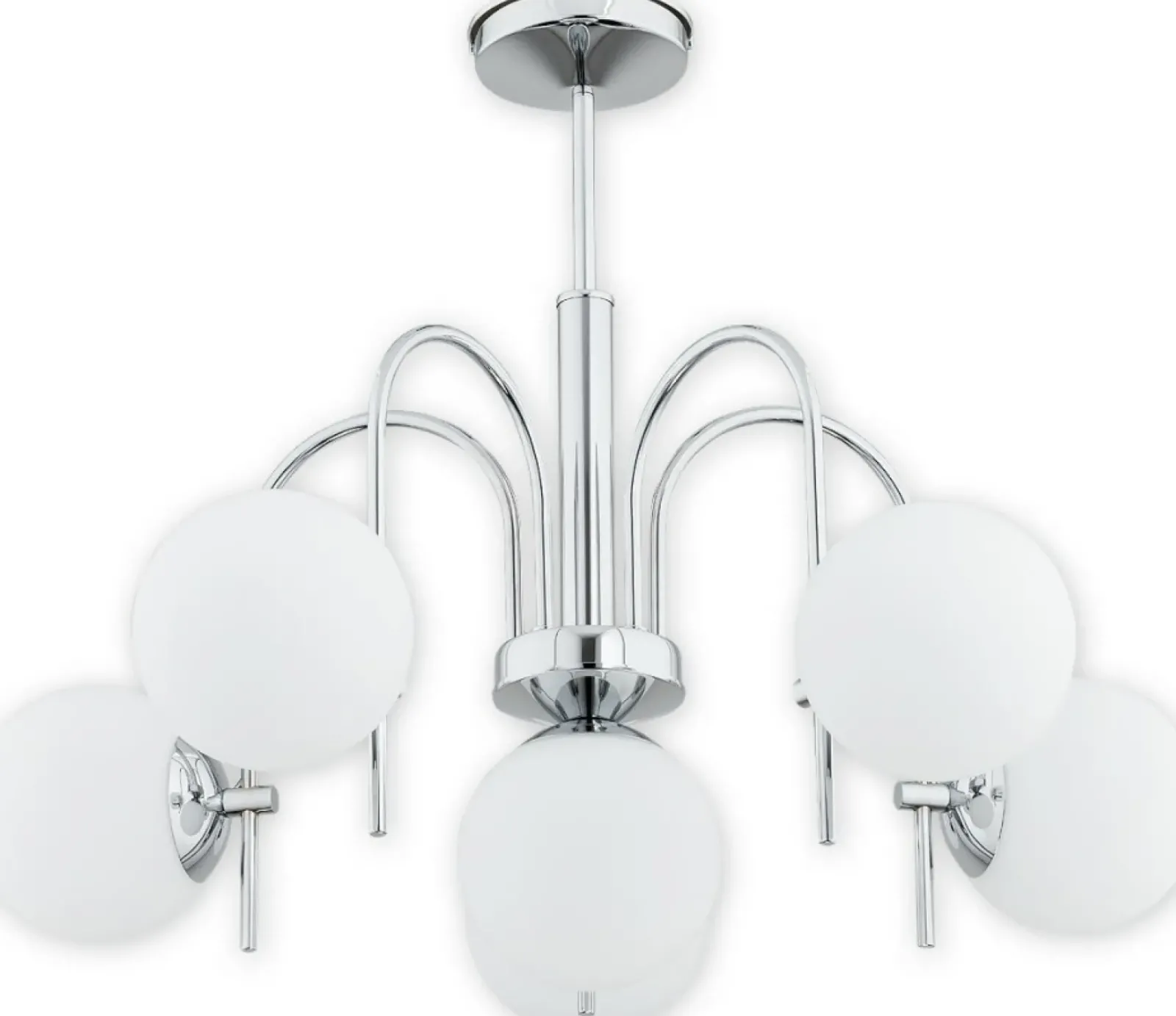 Sklep Kaja Chromowana lampa sufitowa O2856 W6 CH z serii Ape | Kaja Oświetlenie Discount