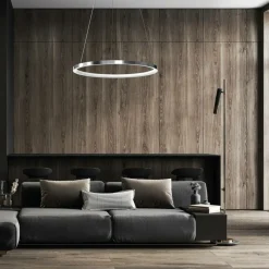Sklep Kaja Chromowana lampa wisząca, regulacja wysokości ML7940 z serii ROTONDA | Kaja Oświ Sale