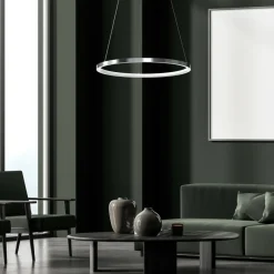 Sklep Kaja Chromowana lampa wisząca, regulacja wysokości ML7940 z serii ROTONDA | Kaja Oświ Sale