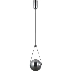 Sklep Kaja Chromowana lampa wisząca, szklana PND-34361-S-CH-SG z serii RASTIA Fashion