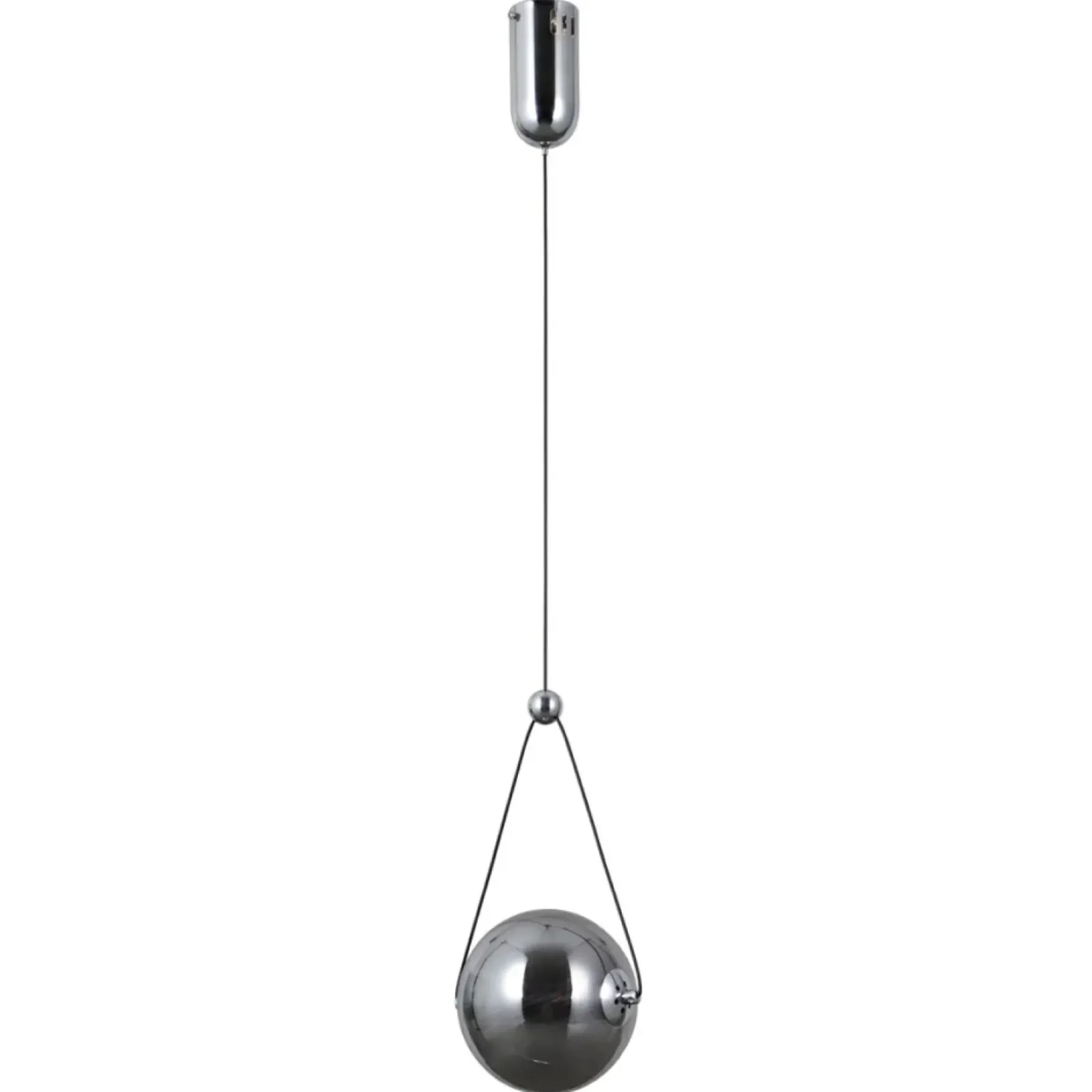 Sklep Kaja Chromowana lampa wisząca, szklana PND-34361-S-CH-SG z serii RASTIA Fashion