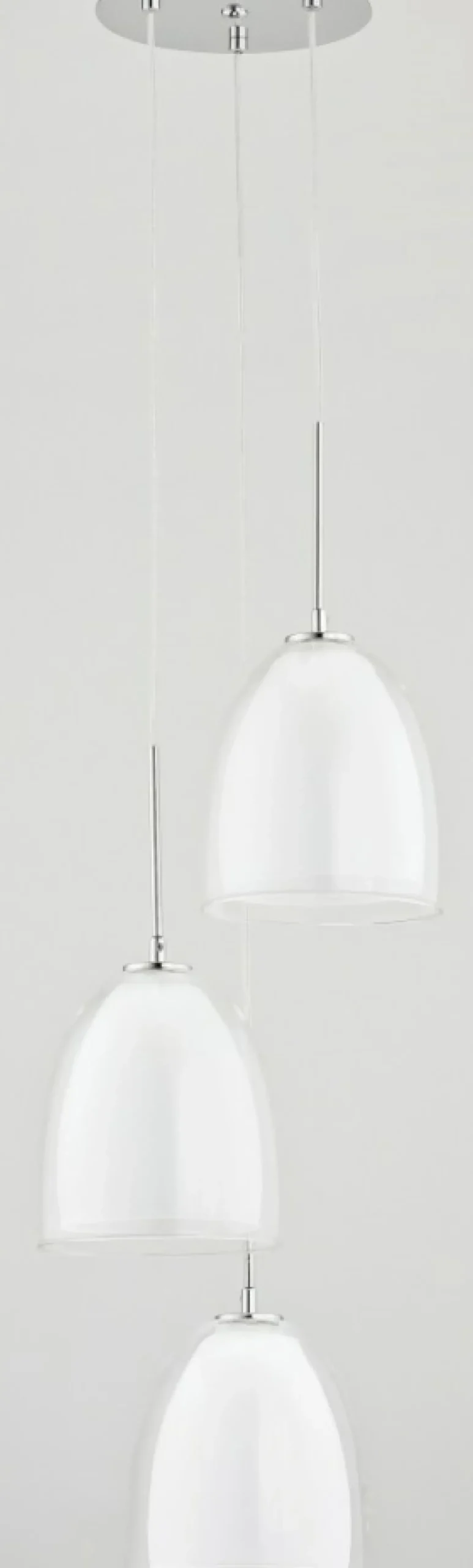 Sklep Kaja Chromowana lampa wisząca z podwójnymi kloszami AL 60141 | Kaja Cheap