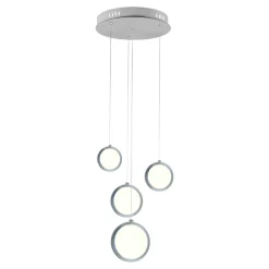 Sklep Kaja owana lampa wisząca z tarczami LED ML265 CIRCOLO | Kaja chrom Best