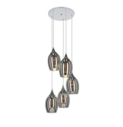 Sklep Kaja owana lampa z kaskadą kloszy 35-60198 MARINA | Kaja Oświetlenie* Randole Tradycyjne