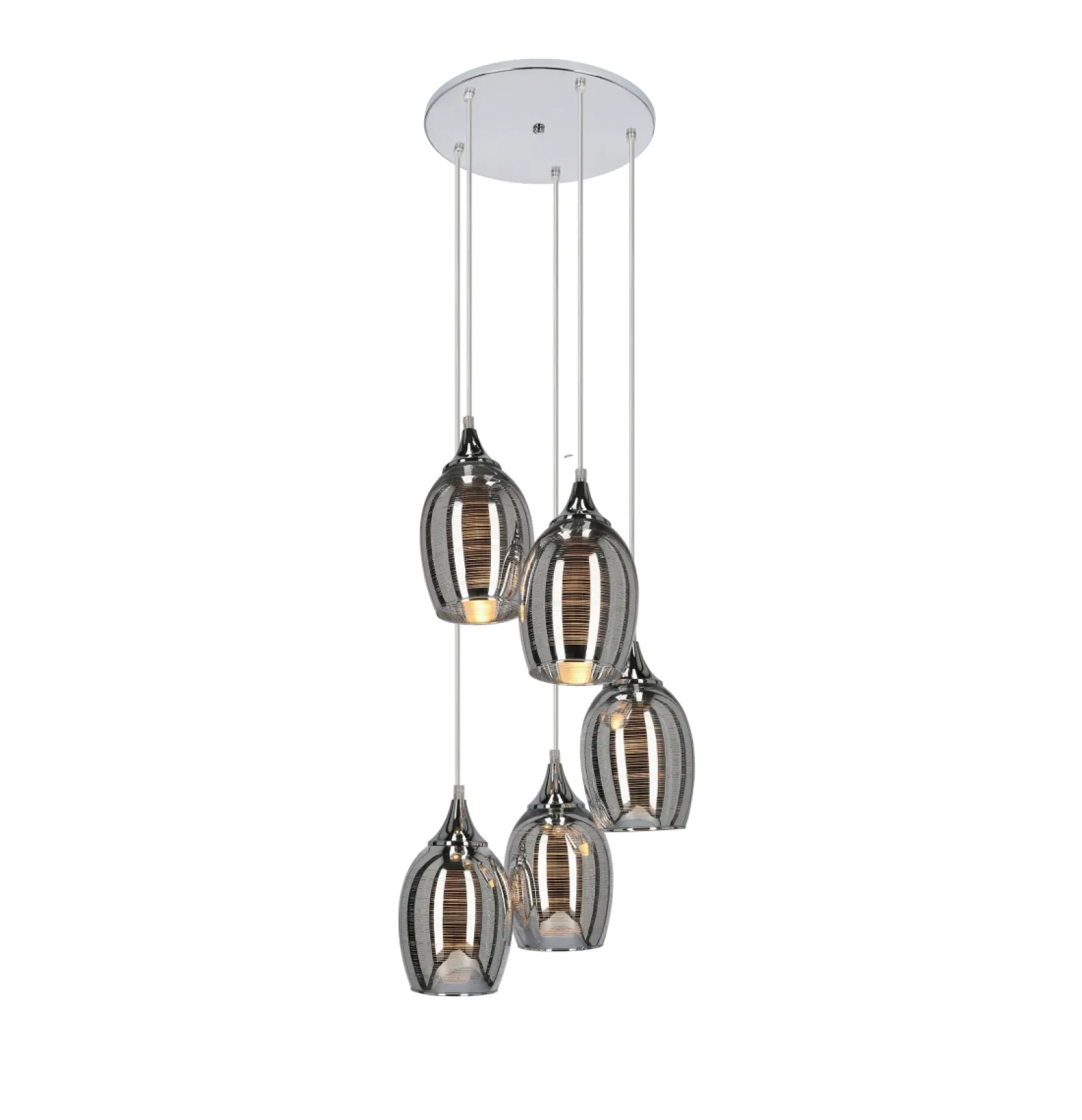 Sklep Kaja owana lampa z kaskadą kloszy 35-60198 MARINA | Kaja Oświetlenie* Randole Tradycyjne
