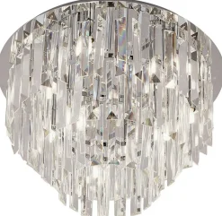 Sklep Kaja Chromowana lampa z kryształkami Ø42cm MX C0136 MONACO | Kaja Sale