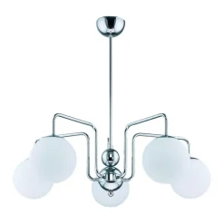Sklep Kaja Chromowana lampa z okrągłymi kloszami JUP 1701 GAJA | Kaja Oświetlenie New
