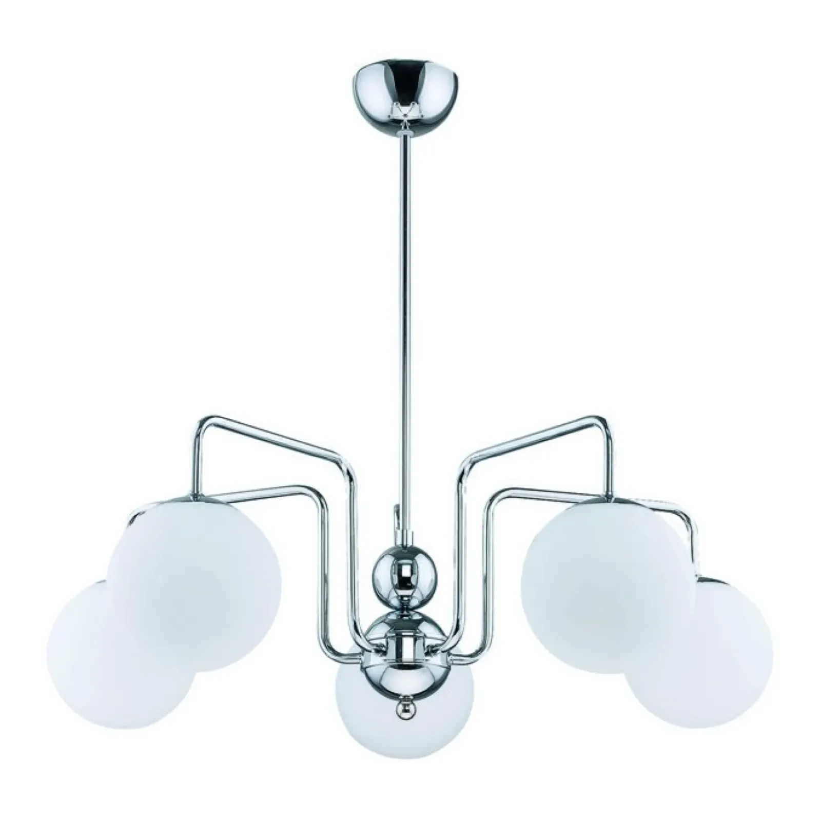 Sklep Kaja Chromowana lampa z okrągłymi kloszami JUP 1701 GAJA | Kaja Oświetlenie New