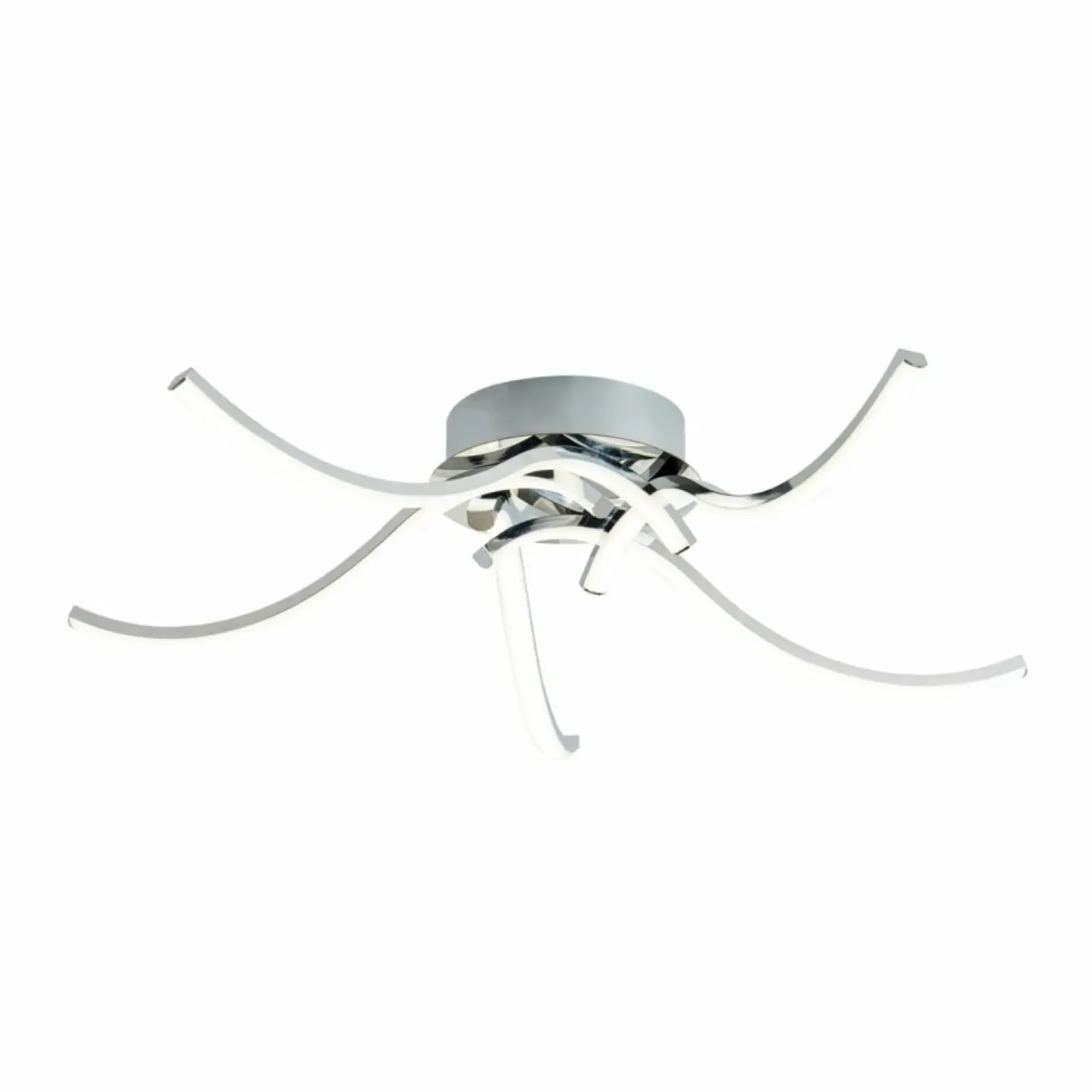 Sklep Kaja Chromowana, ledowa lampa sufitowa 20023-5CCH FOCUS | Kaja Oświetlenie* Lampy Led|Plafony Nowoczesne