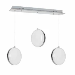 Sklep Kaja Chromowana, ledowa lampa wisząca nad stół ML5497 LIRA | Kaja biały Cheap