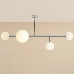 Sklep Kaja Chromowana, szeroka lampa sufitowa do salonu 1092PL_L4 z serii DIONE Zadzwońporabattel.783200183(8-16)/mailsklep@kaja.com.pl Hot