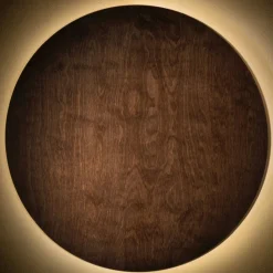 Sklep Kaja Ciemny tarczowy kinkiet ⌀75cm 3000K 11178 RING TIMBER LED | Kaja* Lampy Led