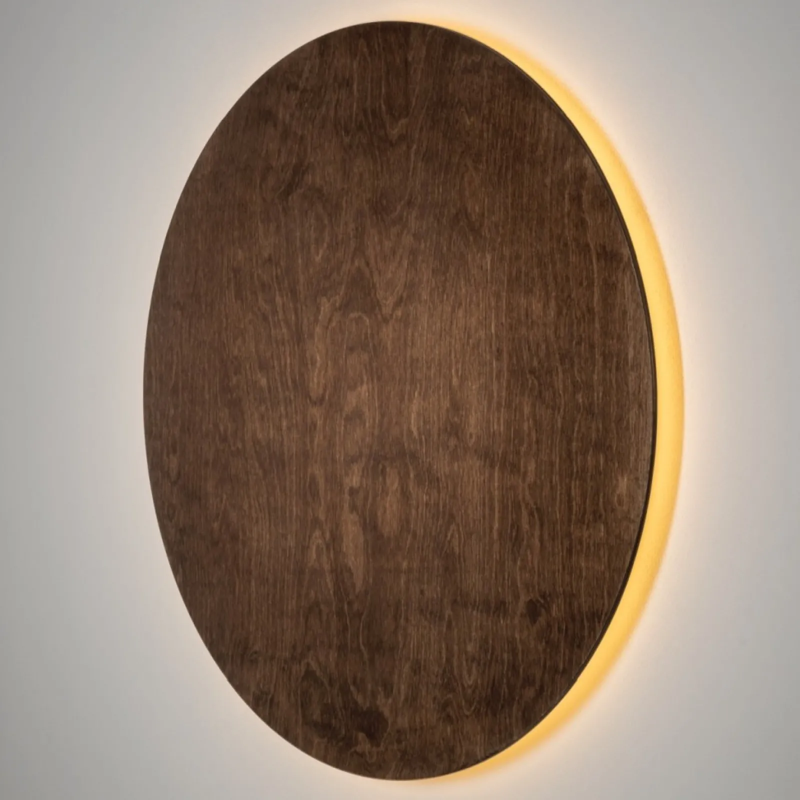 Sklep Kaja Ciemny tarczowy kinkiet ⌀75cm 3000K 11178 RING TIMBER LED | Kaja* Lampy Led