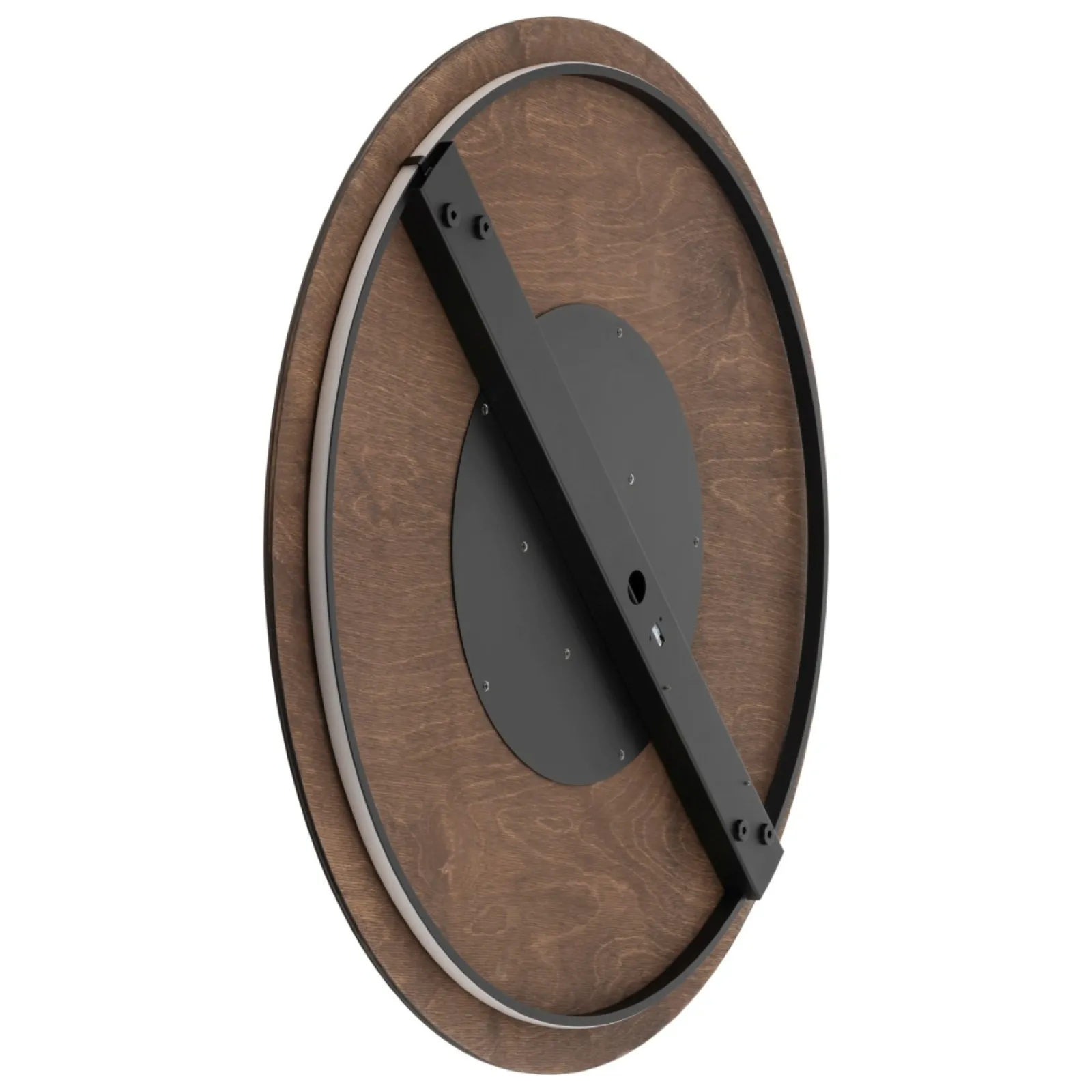 Sklep Kaja Ciemny tarczowy kinkiet ⌀75cm 3000K 11178 RING TIMBER LED | Kaja* Lampy Led