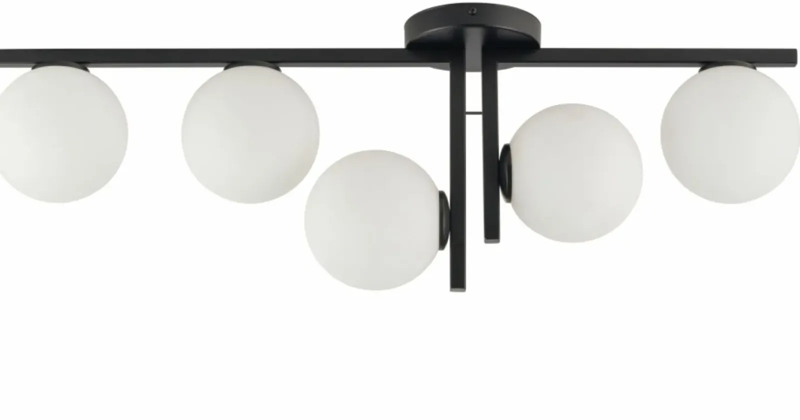 Sklep Kaja Czarna, asymetryczna lampa sufitowa z kloszami SIG 33287 z serii ANDY Cheap