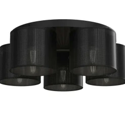 Sklep Kaja Czarna, ażurowa lampa sufitowa z abażurami LX 5235 z serii LOFT SHADE czarny Hot