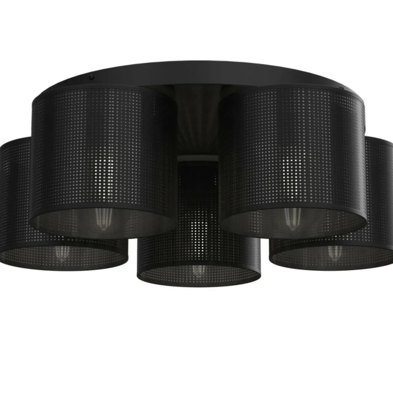 Sklep Kaja Czarna, ażurowa lampa sufitowa z abażurami LX 5235 z serii LOFT SHADE czarny Hot