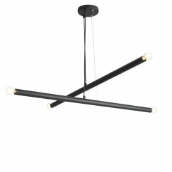 Sklep Kaja Czarna, dwuramienna lampa wisząca do sypialni 1072L1 z serii TUBO Zadzwońporabattel.783200183(8-16)/mailsklep@kaja.com.pl Flash Sale