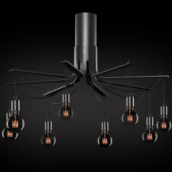 Sklep Kaja Czarna, industrialna lampa sufitowa 67929 BORNHOLM | Kaja Oświetlenie Hot