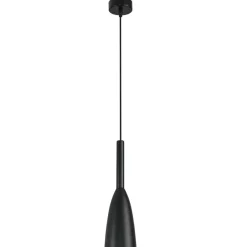 Sklep Kaja Czarna, industrialna lampa wisząca LP-181/1P BK SOLIN | Kaja Shop
